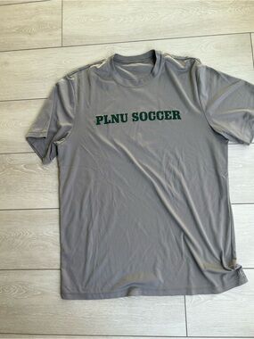 PLNU Soccer Men's Gray Short Sleeve Performance Tee